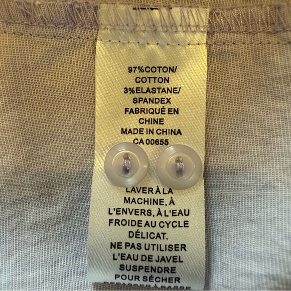 Reitmans Shirt Purple Fitted Button Down Short Sleeve with Collar Women's Sz 7 - Picture 11 of 11